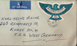 ! 1971 Sierra Leone Airmail Cover, Africa, Afrika - Sierra Leone (1961-...)