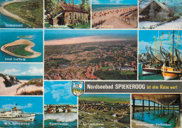 Navigation Sailing Vessels & Boats Themed Postcard Nordseebad Spiekeroog - Segelboote