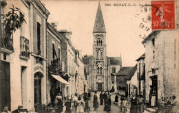 N°1259 W -cpa Nozay -la Rue De L'église- - Andere & Zonder Classificatie