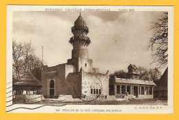 CPA PARIS 1931 - Exposition Coloniale Internationale - Pavillon Côte Française Somalis ( Timbrée Expo Coloniale ) - Exhibitions