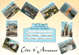 Navigation Sailing Vessels & Boats Themed Postcard Telegramme Cote D' Amour - Segelboote