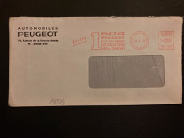 LETTRE AUTOMOBILES PEUGEOT EMA NC 459 à 050 Du 29 9 72 PARIS 62 + 1er De Sa Classe 504 PEUGEOT EAST AFRICAN SAFARI - EMA (Print Machine)