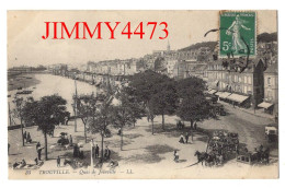 CPA - TROUVILLE - Quai De Joinville ( Place Bien Animée ) N° 35 - L L - Trouville