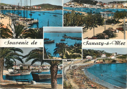 Navigation Sailing Vessels & Boats Themed Postcard Sanary Sur Mer Harbour - Voiliers