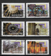 France 2011 Oblitéré Autoadhésif  N° 556 - 557 - 558 - 560 - 561 - 562  -   Art Gothique  ( Détails Architecturaux ) - Used Stamps