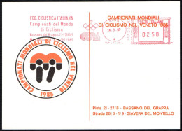 CYCLING - ITALIA ROMA 1985 - METER / EMA CONI - FEDERAZIONE ITALIANA CICLISMO - CAMPIONATI DEL MONDO DI CICLISMO - A - Ciclismo