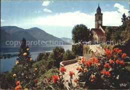 12367992 Ronco Sopra Ascona Lago Maggiore Panorama Kirche Ronco Sopra Ascona - Other & Unclassified