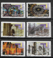 France 2011 Oblitéré Autoadhésif  N° 557 - 558 - 560 - 561 - 562 - 563  -    Art Gothique  ( Détails Architecturaux ) - Used Stamps