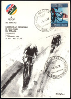 CYCLING - ITALIA IMOLA 1.09.1968 - CAMPIONATI MONDIALI DI CICLISMO SU STRADA - CARTOLINA MAXIMUM - A - Cycling