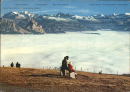 12366931 Rigi Kulm Alpenpanorama Mit Wolkenmeer Rigi Kulm - Autres & Non Classés