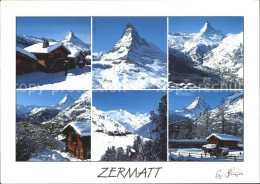 12366908 Zermatt VS Matterhorn Mit Findelen Tuftern Und Zmutt  - Altri & Non Classificati