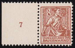 24b Bodenreform Mit Plattenfehler XV, Postfrisch ** Geprüft Kramp BPP - Mint