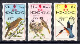 Hongkong 313-315 Vögel, Satz ** Postfrisch / MNH - Otros & Sin Clasificación