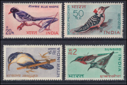 Indien 464-467 Vögel, Satz ** Postfrisch / MNH - Other & Unclassified