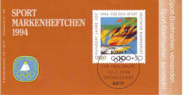 Sport 1994 Olympia - Olympisches Feuer 100 Pf, 6x1719 ESSt Bonn - Sonstige & Ohne Zuordnung