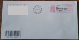 China Cover "Jinxi Ten Eyes Bridge" (Kunshan, Jiangsu) Colored Postage Machine Stamp First Day Actual Mail Seal - Briefe