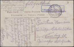 Feldpost BS S.B. 3. Komp. Ersatz-Batl. 30. Reserve-Disvision Am 1.1. Auf AK - Occupation 1914-18