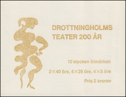 MH 13I Theater Drottningholm (schwedisch) , Mittiger Markierungsstrich ** - Zonder Classificatie