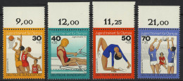 882-885 Jugend Olympia 1976, Oberrand, Satz ** Postfrisch - Unused Stamps