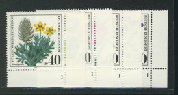 1059-1062 Wofa Ackerwildkräuter 1980, FN1 Satz ** - Nuevos