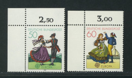 1096-1097 Europa Folklore 1981, Ecke O.l. Satz ** - Nuovi