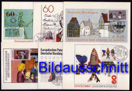 1082-1117 Maximumkarten Jahrgang 1981 Kpl. Ohne ATM - Altri & Non Classificati