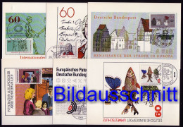 1082-1117 Maximumkarten Jahrgang 1981 Kpl. Ohne ATM - Sonstige & Ohne Zuordnung