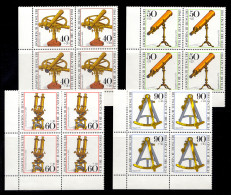 1090-1093 Jugend Optische Instrumente 1981, E-Vbl U.l. Satz ** - Unused Stamps