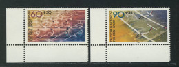 1094-1095 Sporthilfe Rudern Und Segelfliegen 1981, Ecke U.l. Satz ** - Unused Stamps