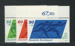 1046-1048 Sporthilfe 1980, Oberrand, Satz ** - Unused Stamps