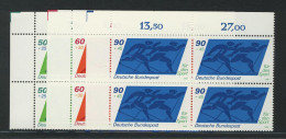 1046-1048 Sporthilfe 1980, E-Vbl. O.l. Satz ** - Neufs