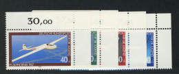 1040-1043 Jugend Luftfahrt 1980, Ecke O.r. Satz ** - Unused Stamps