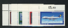 1040-1043 Jugend Luftfahrt 1980, Ecke O.l. Satz ** - Unused Stamps