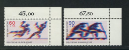 1009-1010 Sporthilfe 1979, Ecke O.r. Satz ** - Unused Stamps