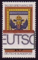 903 T.d.B. 1976: Fleck über UT Von DEUTSCHE, Feld 12 ** - Plaatfouten En Curiosa