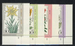 867-870 Wofa Alpenblumen 1975, FN2 Satz ** - Ungebraucht