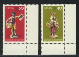 890-891 Europa Kunsthandwerk 1976, Ecke U.r. Satz ** - Unused Stamps