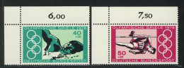 886-887 Olympische Sommerspiele, Ecke O.l. Satz ** - Unused Stamps