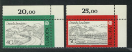 934-935 Europa Landschaften 1977, Ecke O.r. Satz ** - Nuevos