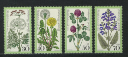 949-952 Wofa Wiesenblumen 1977, Satz ** - Nuevos