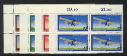 964-967 Jugend Luftfahrt 1978, E-Vbl. O.l. Satz ** - Nuovi