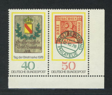 980-981 Tag Der Briefmarke 1978, Eckrand-Zusammendruck U.r. ** - Nuevos