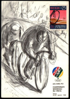 CYCLING - ITALIA ROMA 1968 - CAMPIONATI MONDIALI DI CICLISMO SU PISTA - CARTOLINA MAXIMUM - A - Cycling
