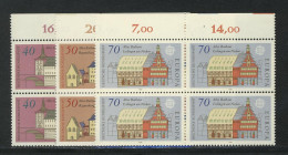 969-971 Europa Baudenkmäler 1978, OR-Vbl Satz ** - Ungebraucht