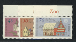 969-971 Europa Baudenkmäler 1978, Oberrand, Satz ** - Nuevos