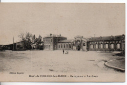 Carte Postale Ancienne Serqueux - La Gare - Chemin De Fer - Other & Unclassified