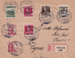 LETTRE. SERBIE. 19 JAN 1928. RECOMMANDE PETROVARADIN - Serbia