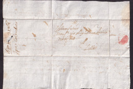 DDGG 061 - Lettre Précurseur YPRES 1680 Vers Aronio à LILLE - Port 2 Patars à L'encre - 1621-1713 (Paesi Bassi Spagnoli)