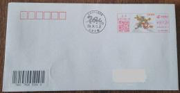 China Cover The First Day Of The The Year Of The Loong (Beijing Niujie) With Color Stamp - Covers