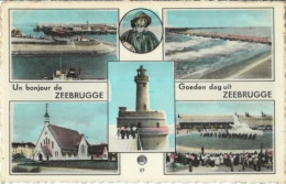 ZEEBRUGGE : Un Bonjour De ZEEBRUGGE. Carte Glacée. - Zeebrugge